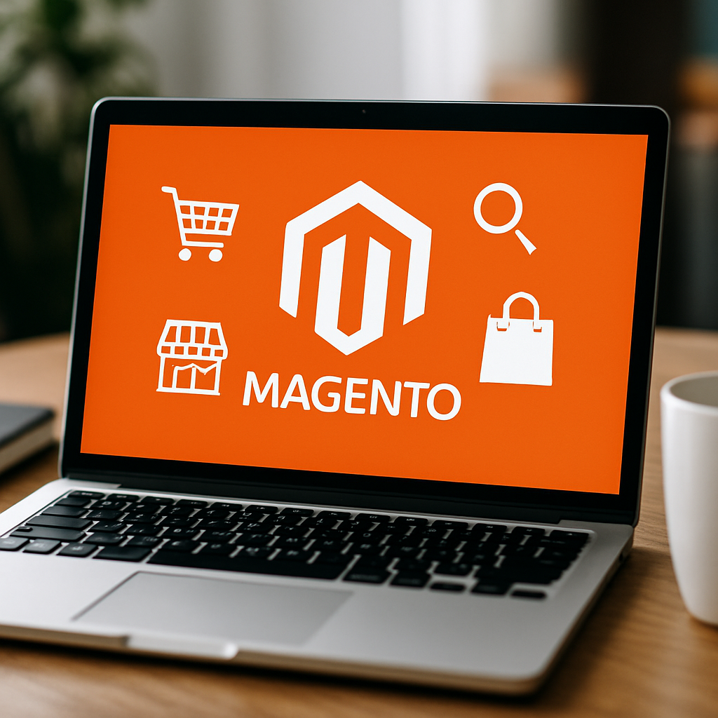 ordinateur avec Magento