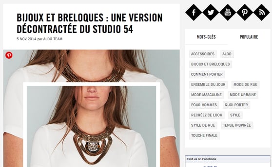 Article de blogue