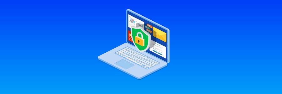 Ordinateur avec cadenas pour illustrer la protection des données du GDPR