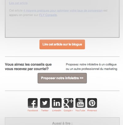 Proposer votre infolettre à vos amis
