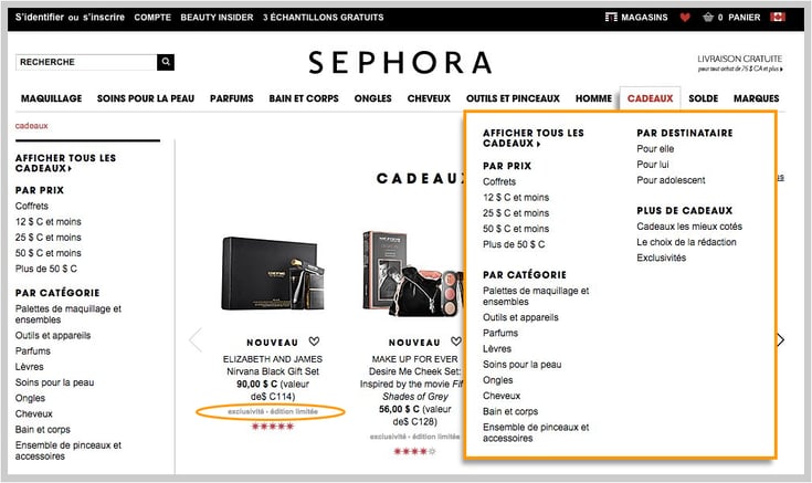 sephora_-_navigation_dans_le_menu