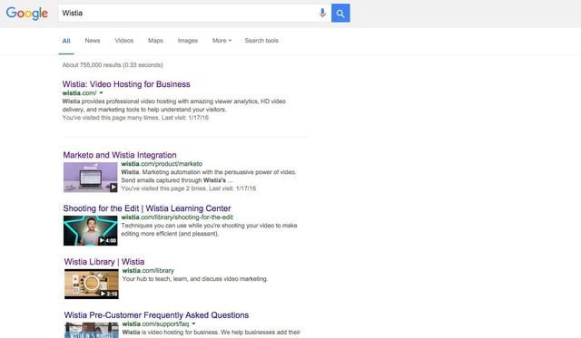 SEO vidéo via Wistia