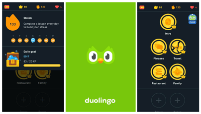 Application Duolingo qui utilise la gamification