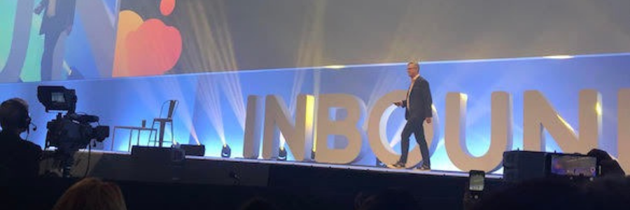 Photo de Brian Halligan, CEO de Hubspot au Inbound 2019