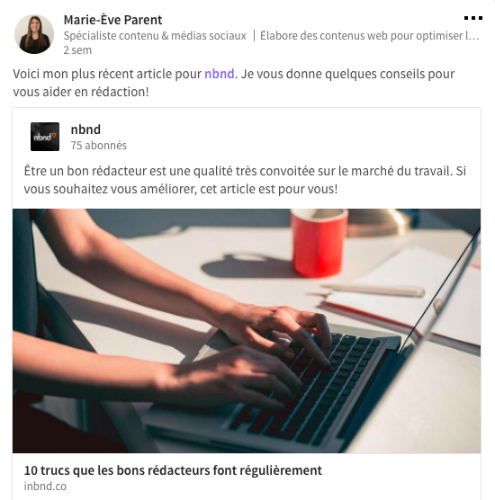 Demandez à vos employés de promouvoir votre contenu sur leurs réseaux sociaux