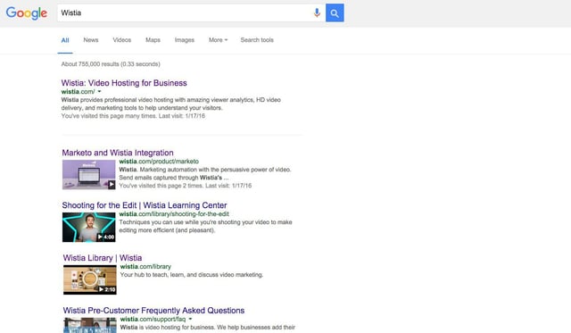 SEO vidéo via Wistia