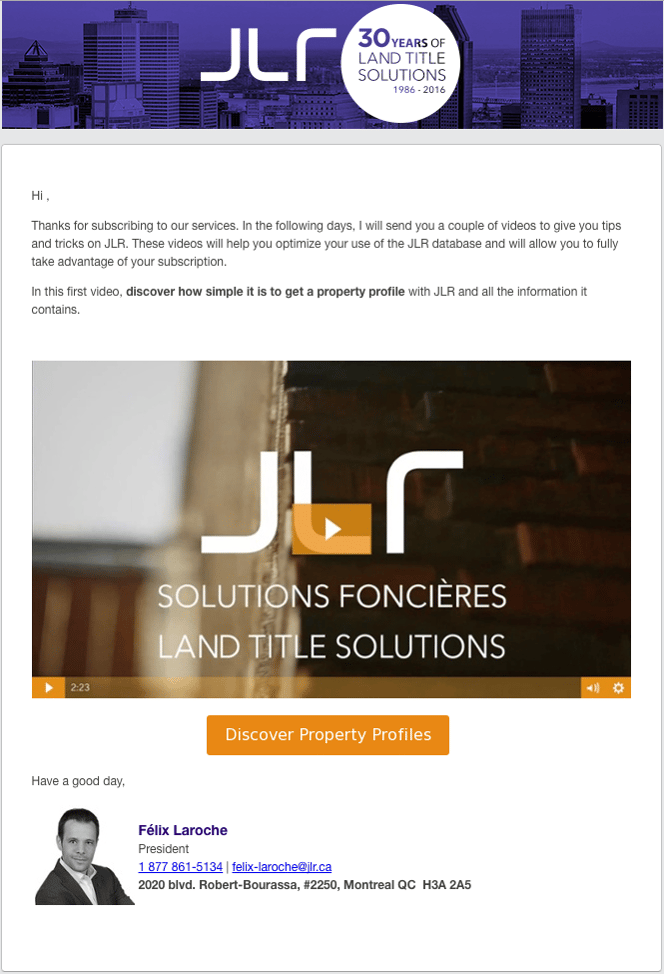 jlr onboarding email