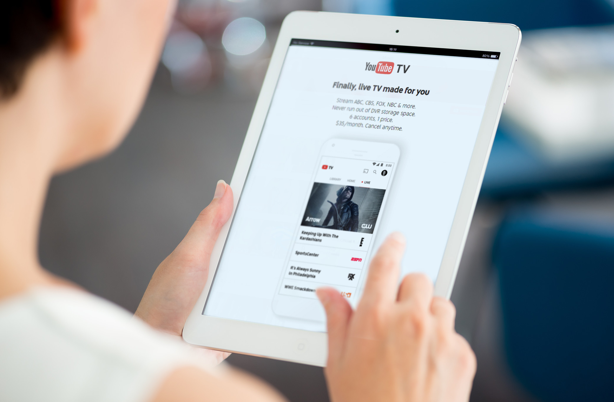 YouTube lance YouTube TV, un service de « Live Stream »