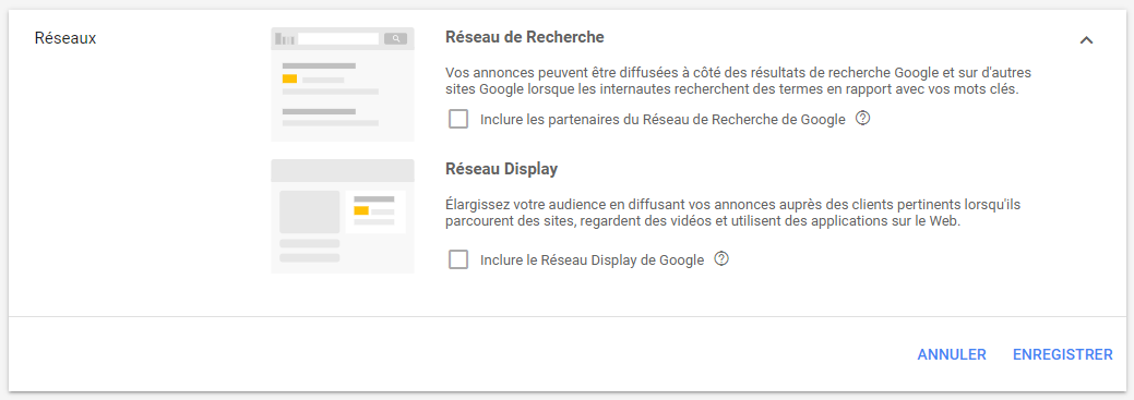 Optimisation Google Ads - désactiver l'affichage sur d'autres sites