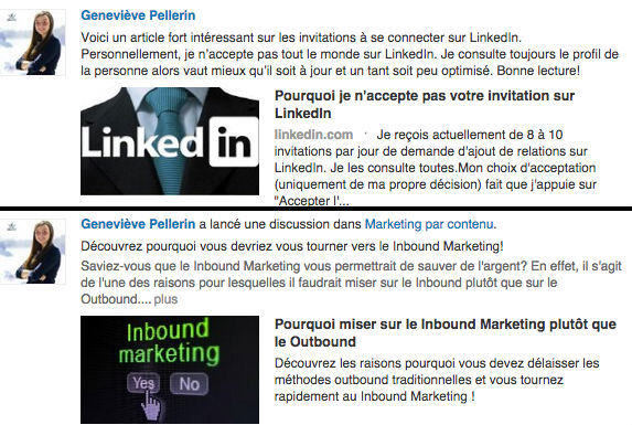 contenu linkedin