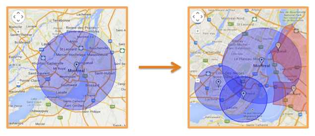 Géolocalisation campagne AdWords